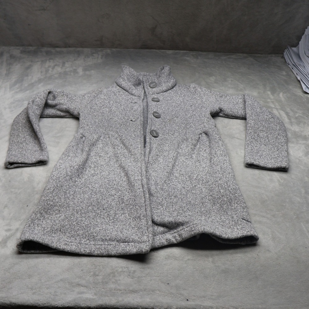 Patagonia Jacket Girls XL Grey Better‎ Sweater Coat Knit Fleece Button Outdoor